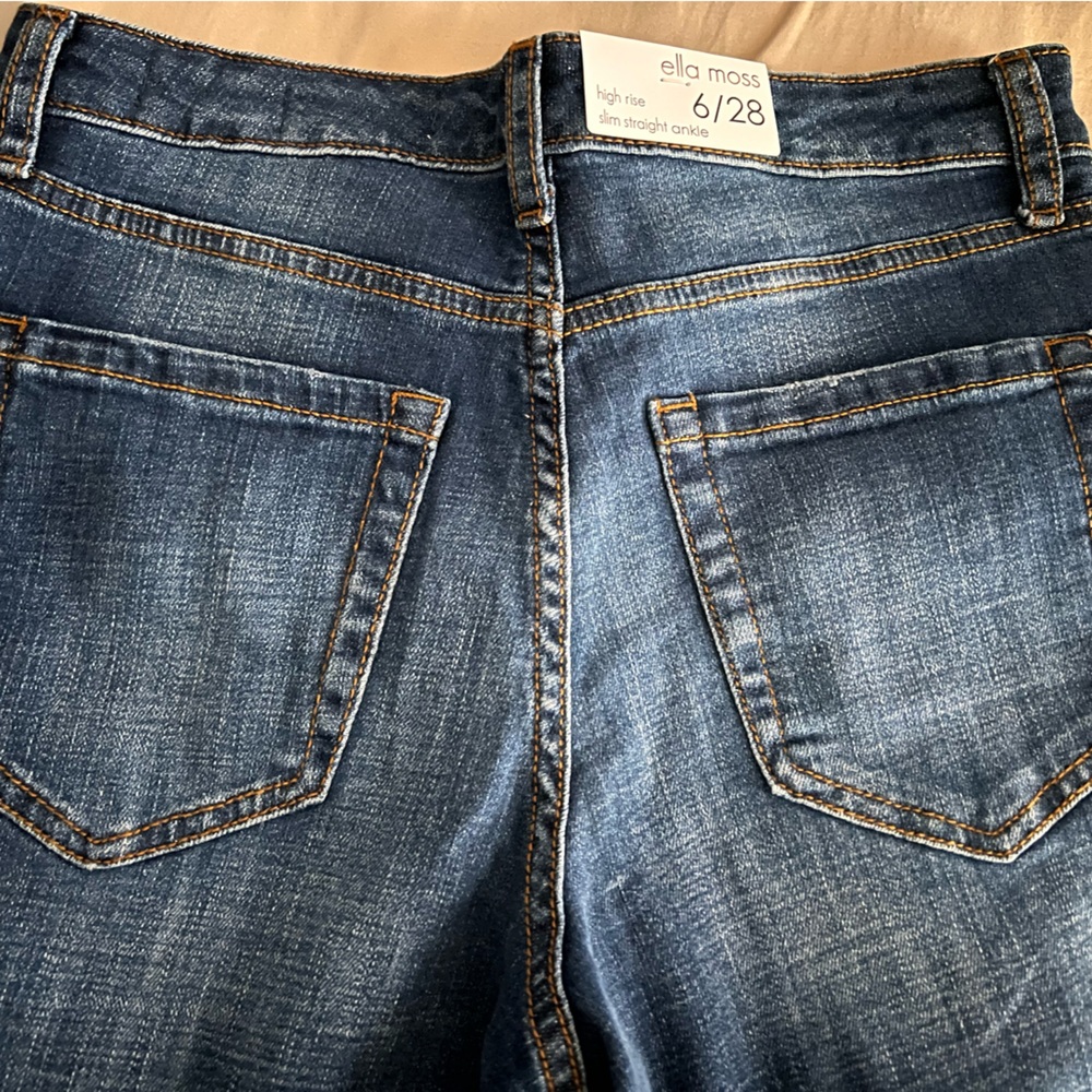 Ella Moss Dark Blue Woman Jeans
